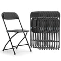 Folding Chairs 10 Pack 550LBS Capacity Heavy Duty Black S465938