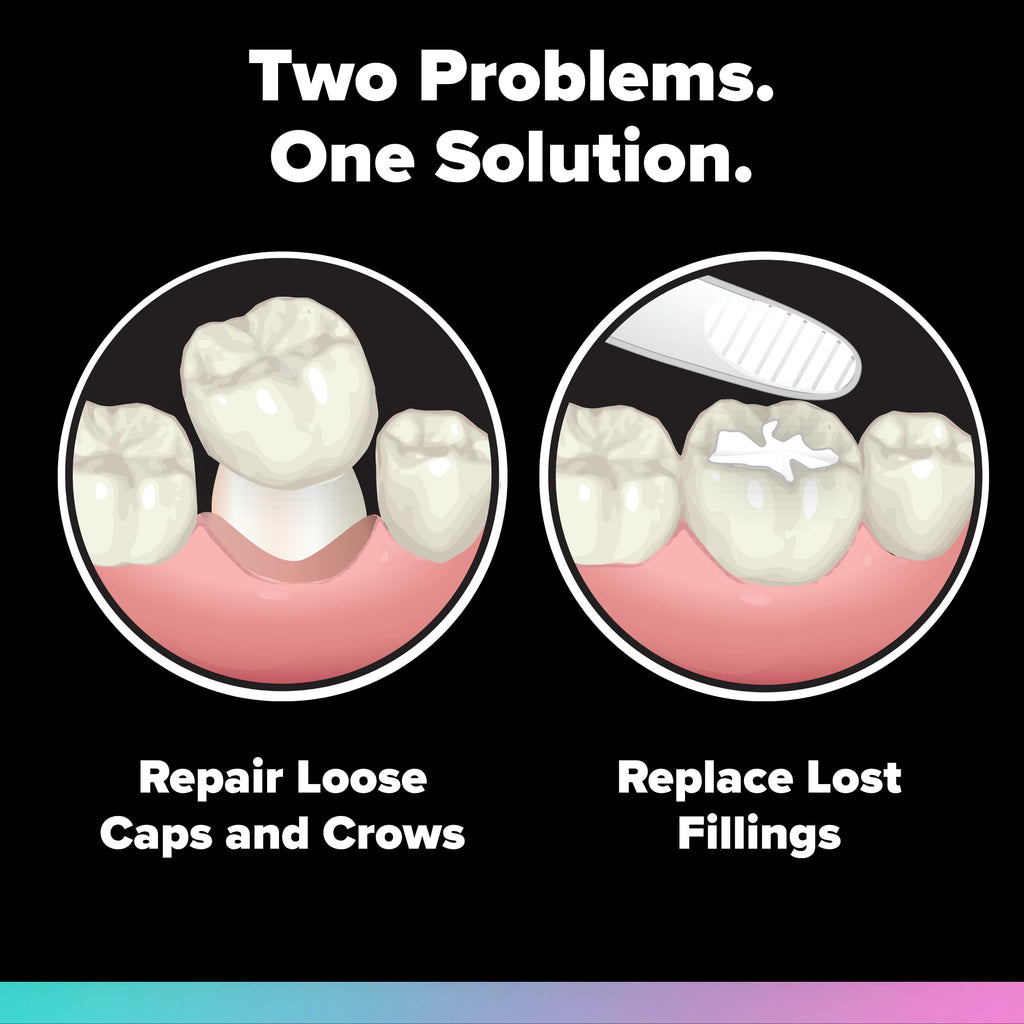 Maximum Strength Loose Cap and Lost Filling Repair Dental Kit Pack of 3 W211368
