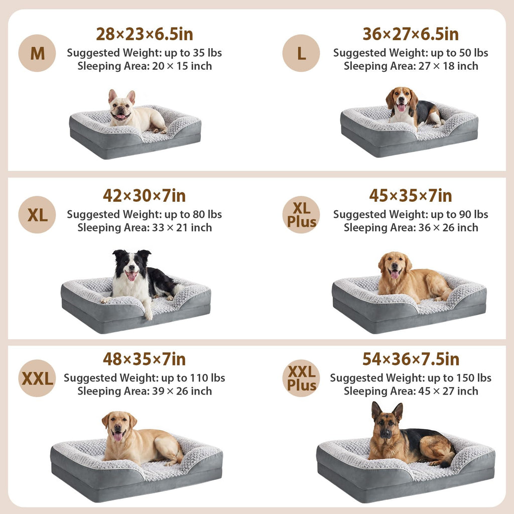 Washable Orthopedic Dog Bed Y9337