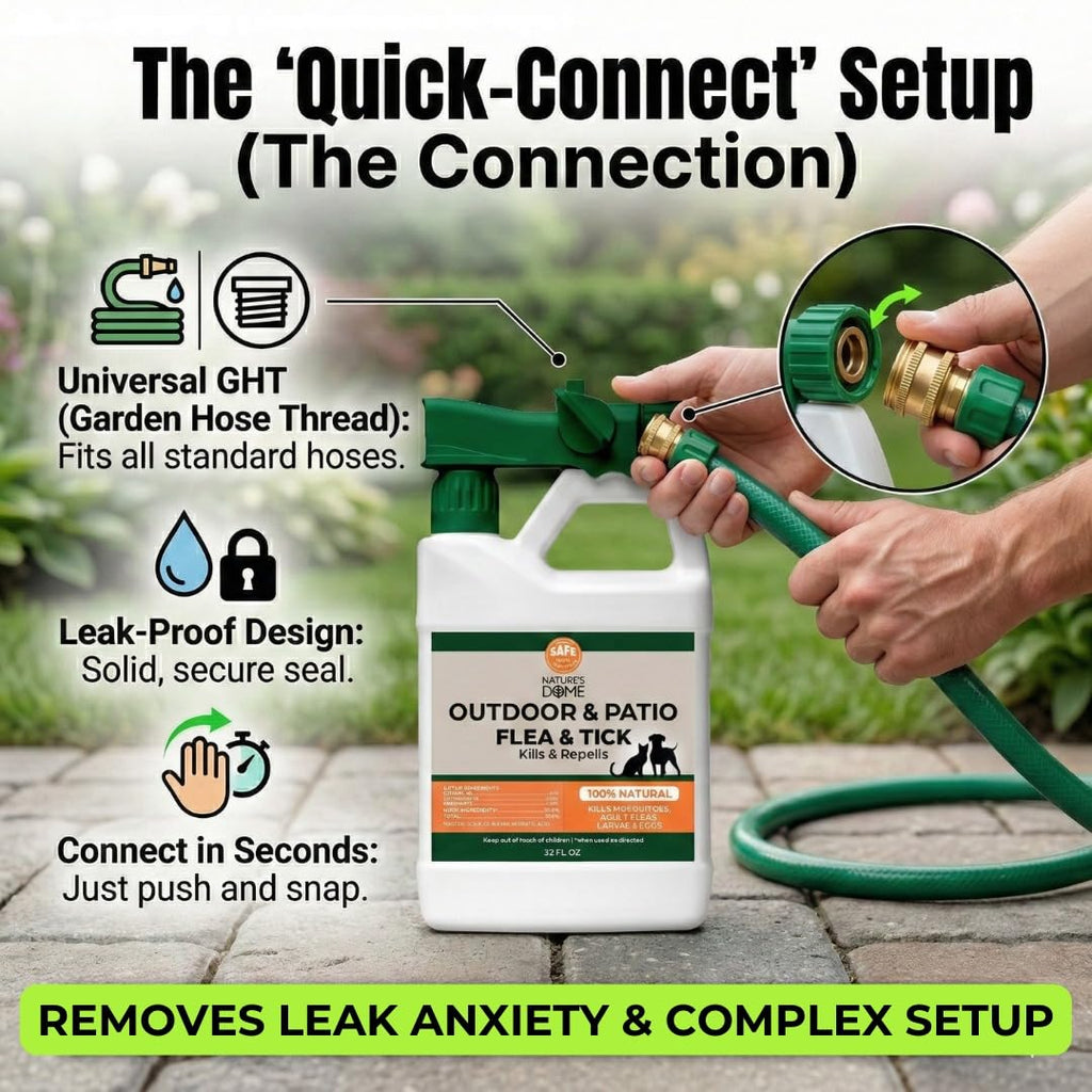 32 oz Hose-End Outdoor Flea & Tick Spray D17360