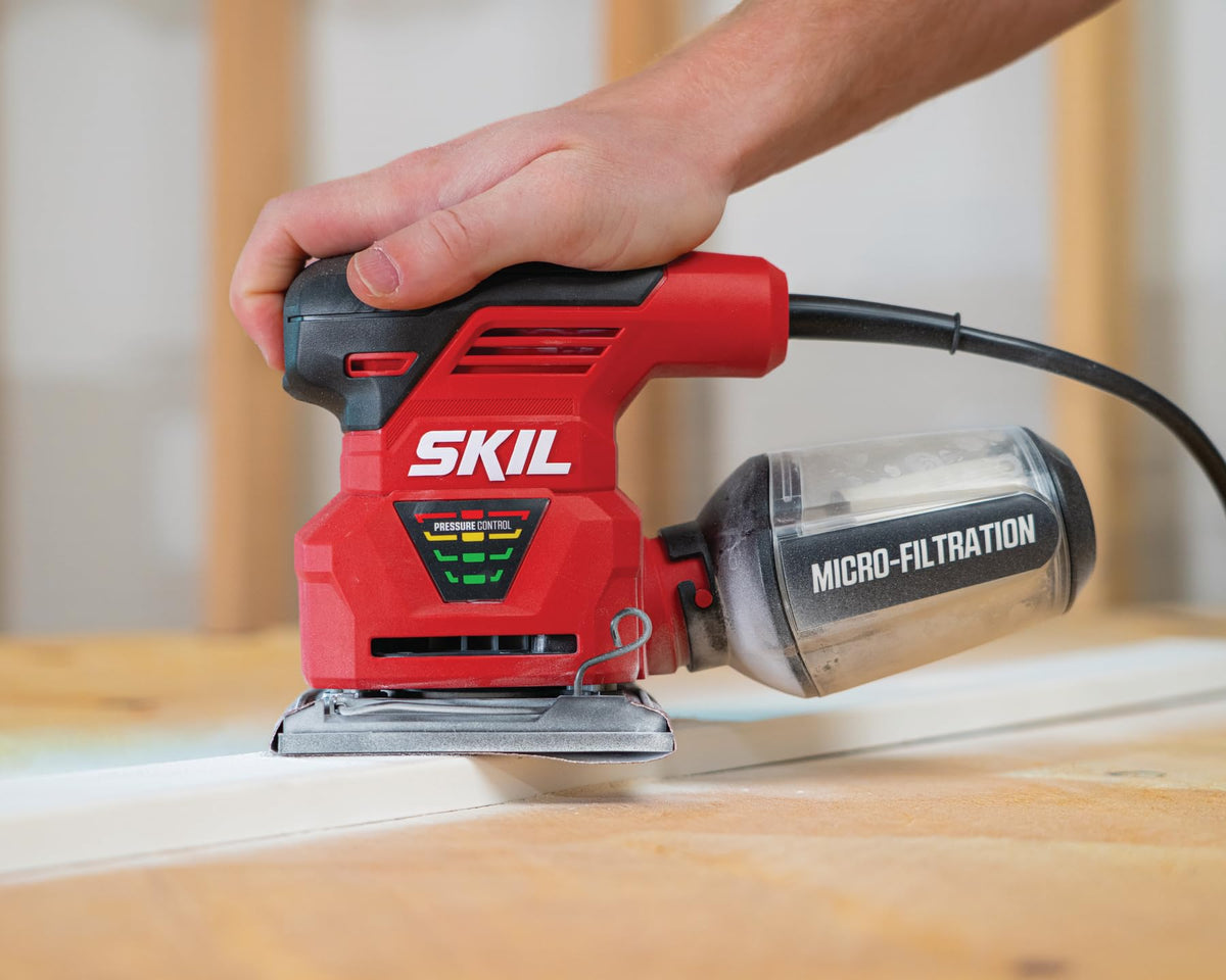 2.0 Amp 1/4 Sheet Palm Sander with Pressure Control U740