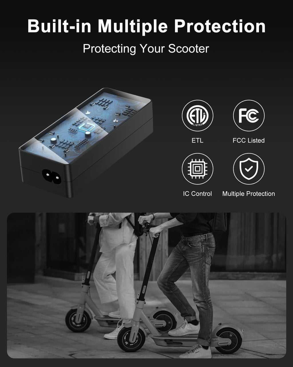 42V 2A Electric Scooter Charger Y4502