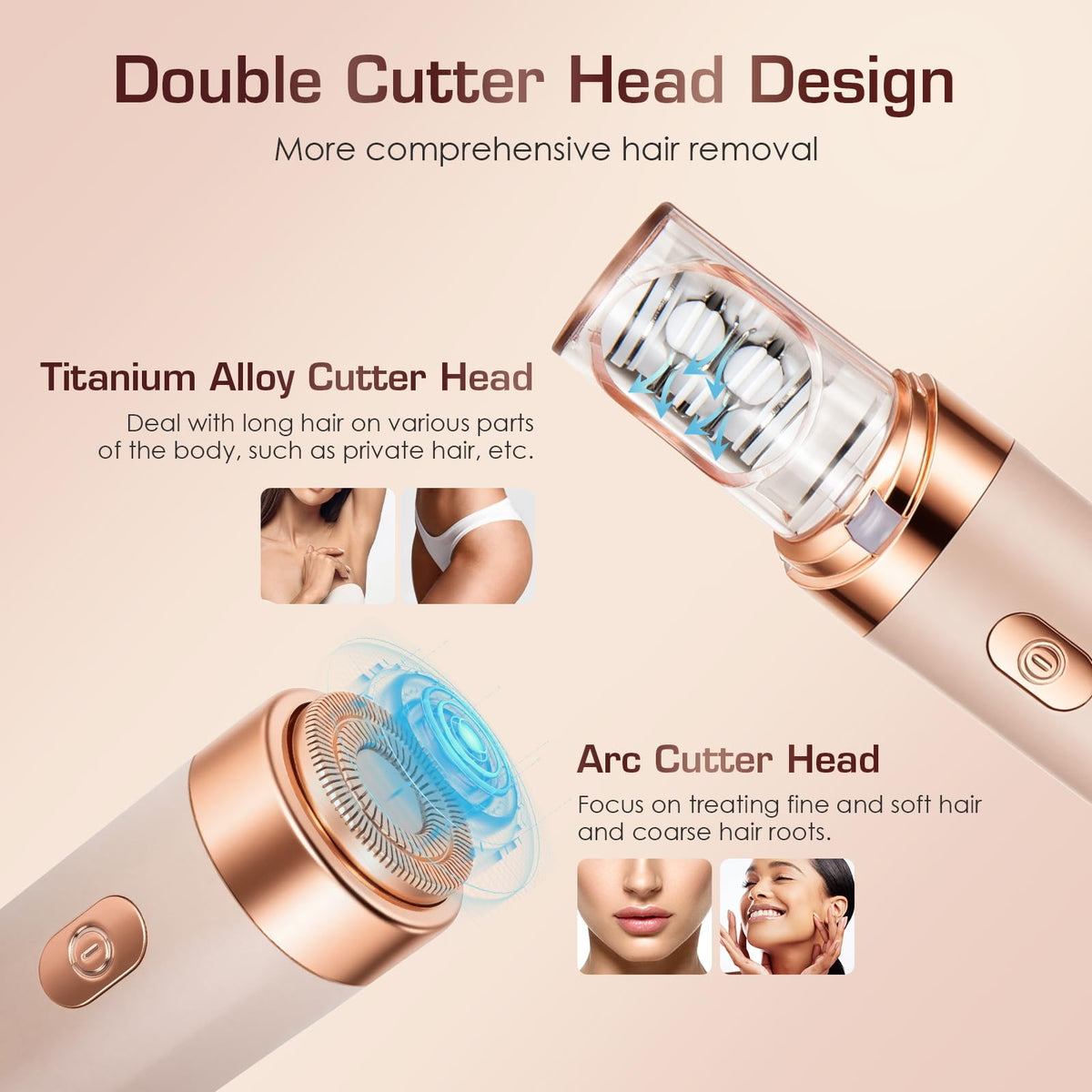 Women Face Epilator Facial Hair Removal Z7262