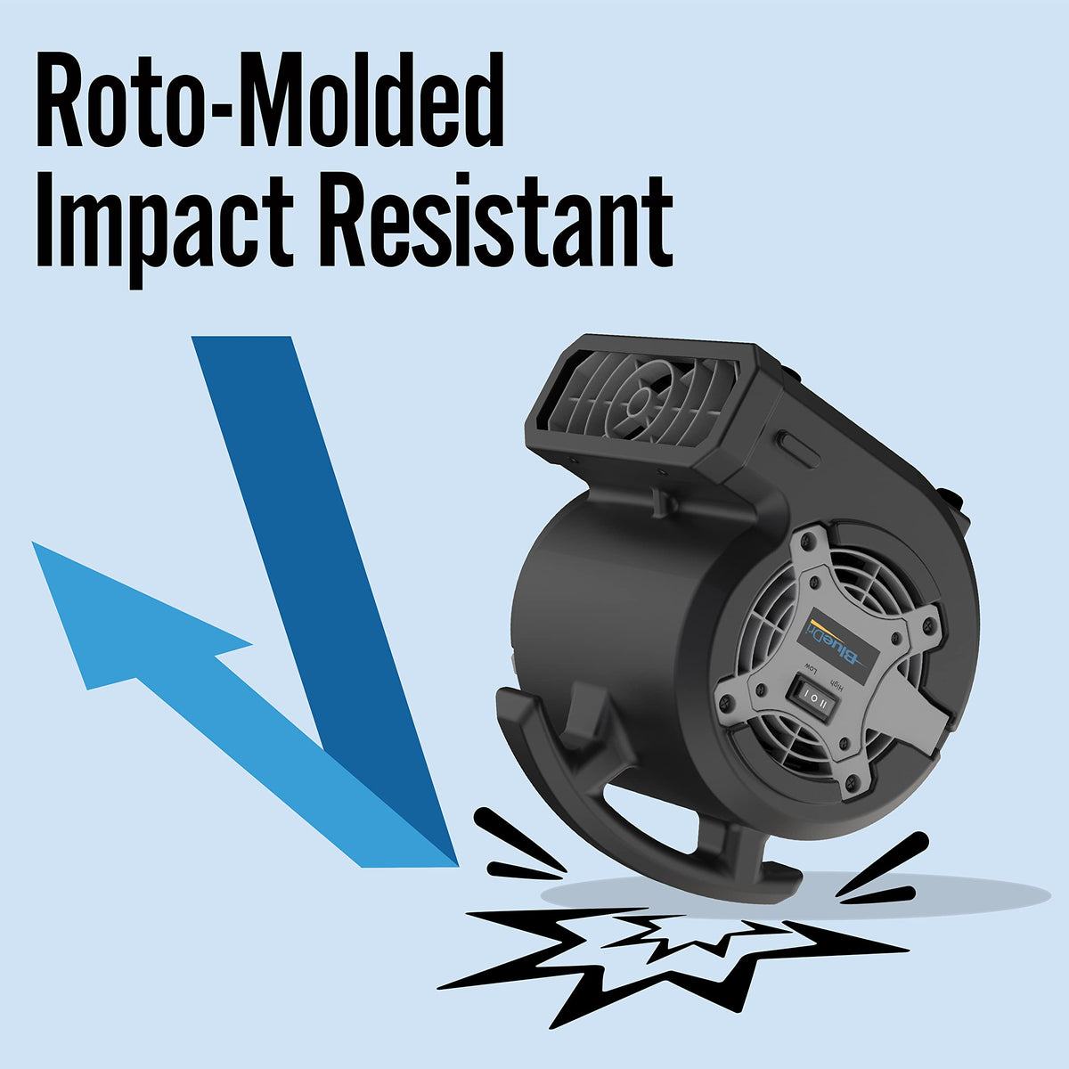 1/8 HP Portable Air Mover Utility Fan G79399