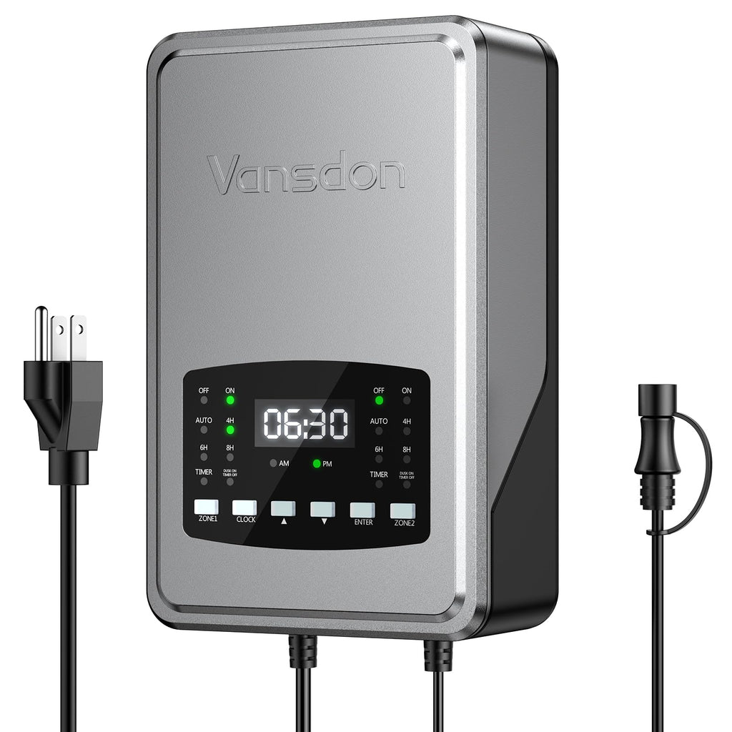 200W Low Voltage Landscape Transformer F8429