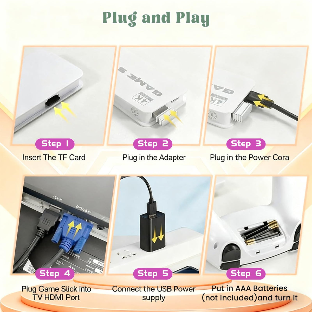 4K HDMI Retro Gaming Console C968