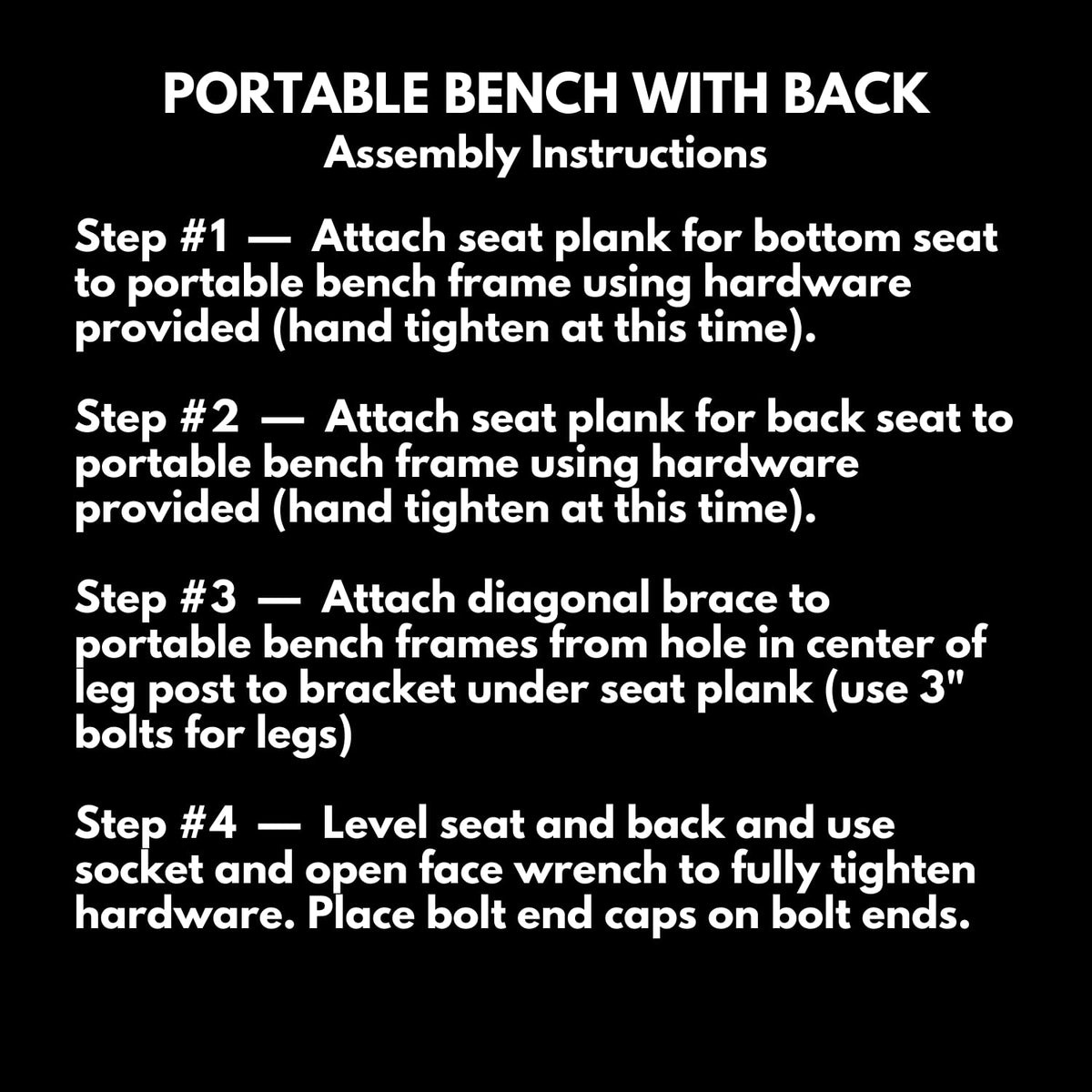 Red 6Ft Portable Outdoor Bench with Back G654