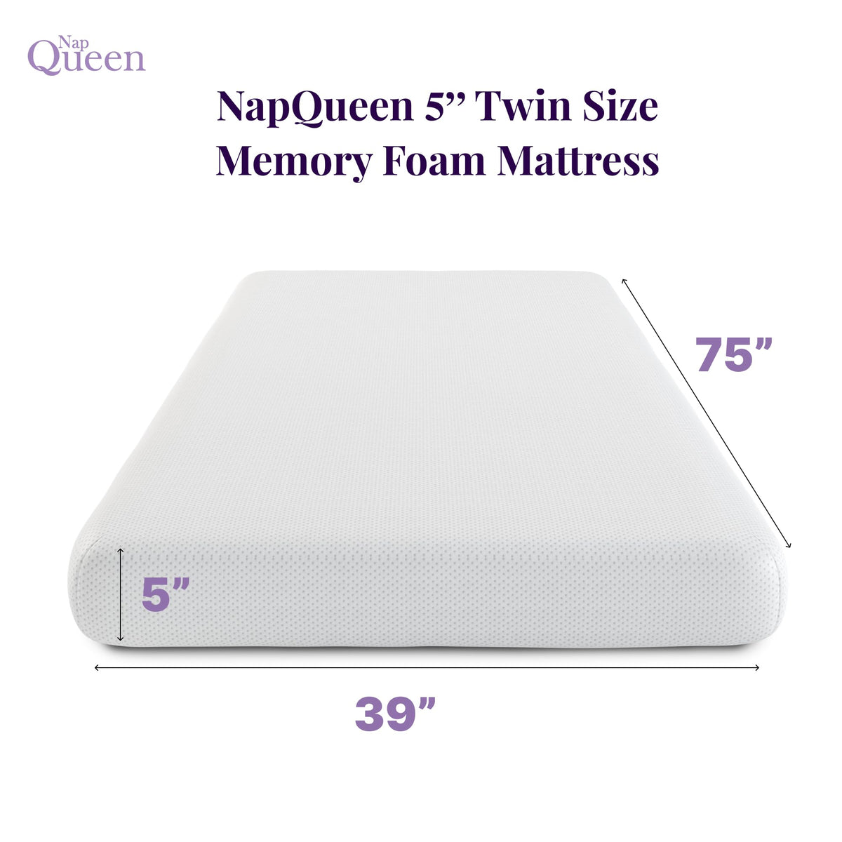 5 Inch Twin Memory Foam Mattress X9466