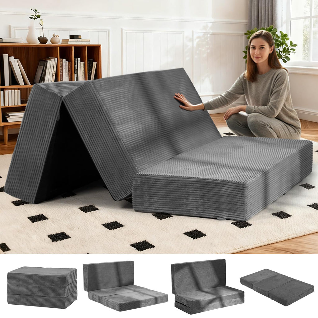 6-Inch Tri-Fold Foldable Mattress A586