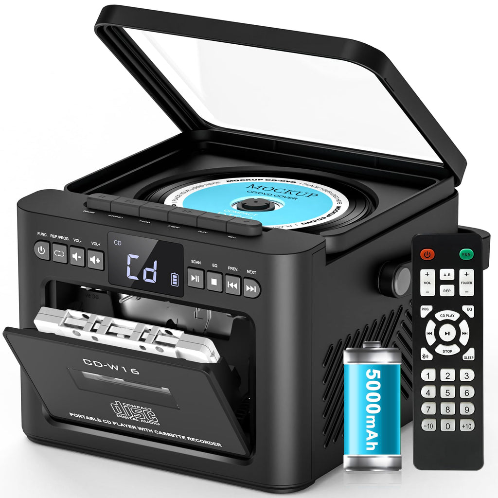 CD and Cassette Player Combo S503