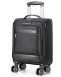 16 inch Underseat Carry On Luggage with Wheels Black V986