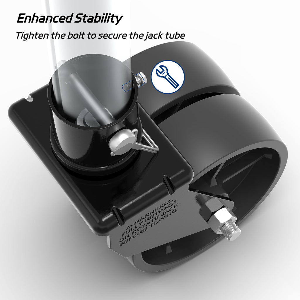 Dual 6" Trailer Jack Swivel Caster Wheel H81953