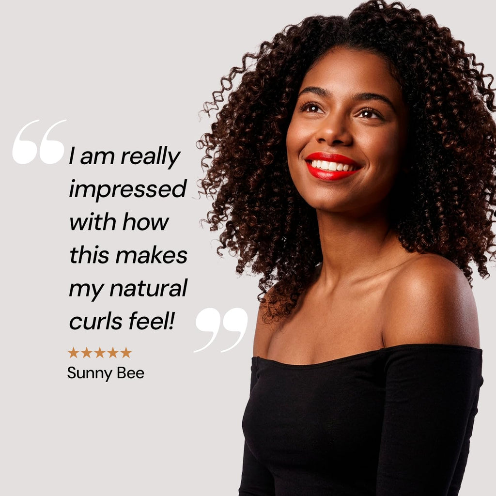 Curly Hair Shampoo Conditioner & Curl Cream Kit, 3x16.9oz U6722