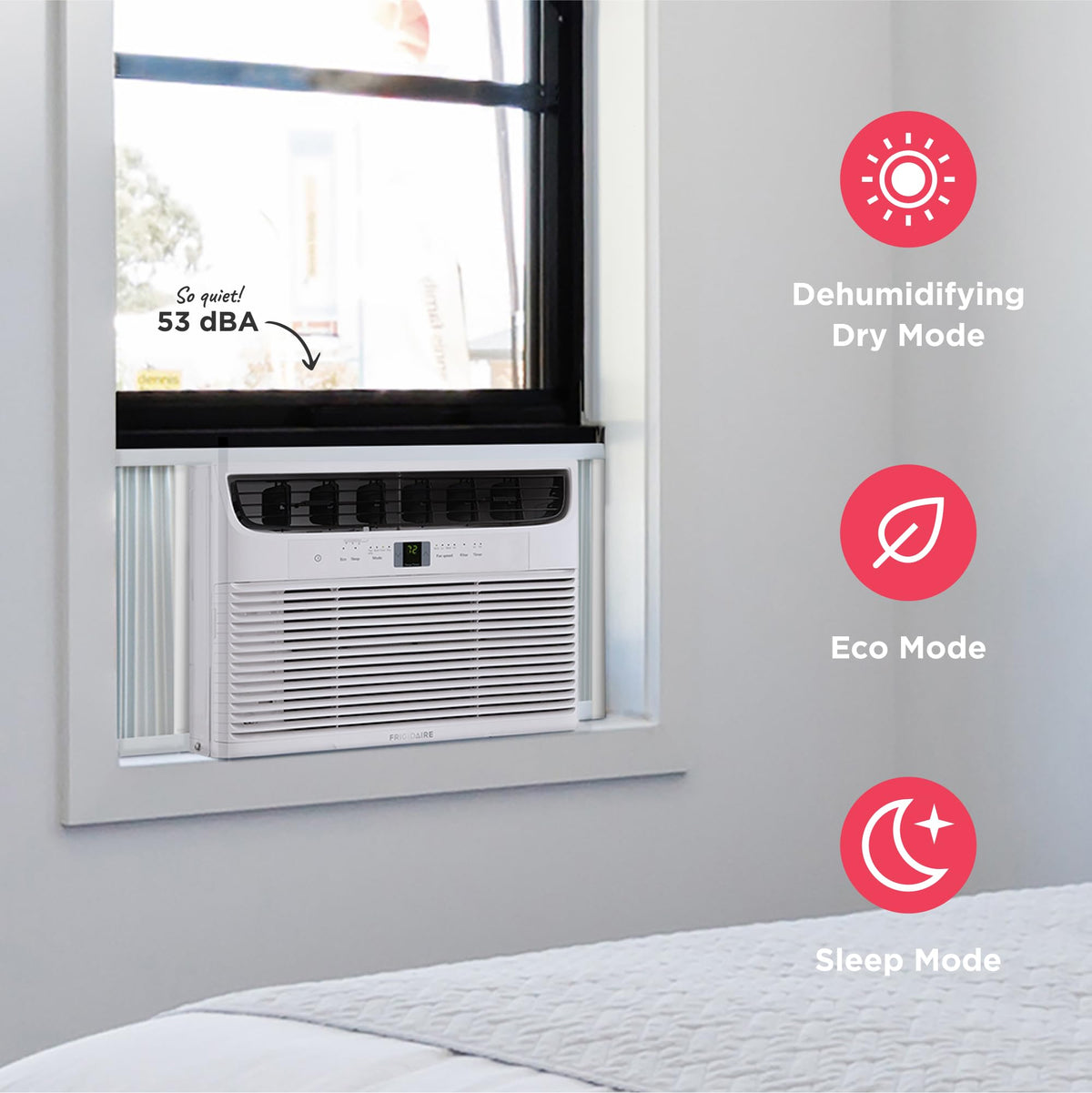 10,000 BTU White Window Air Conditioner P82272
