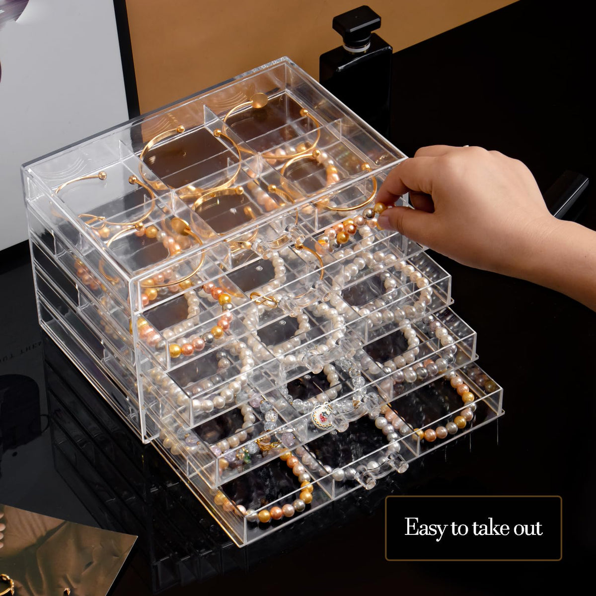 Earring Organizer Box 30 Compartments C786