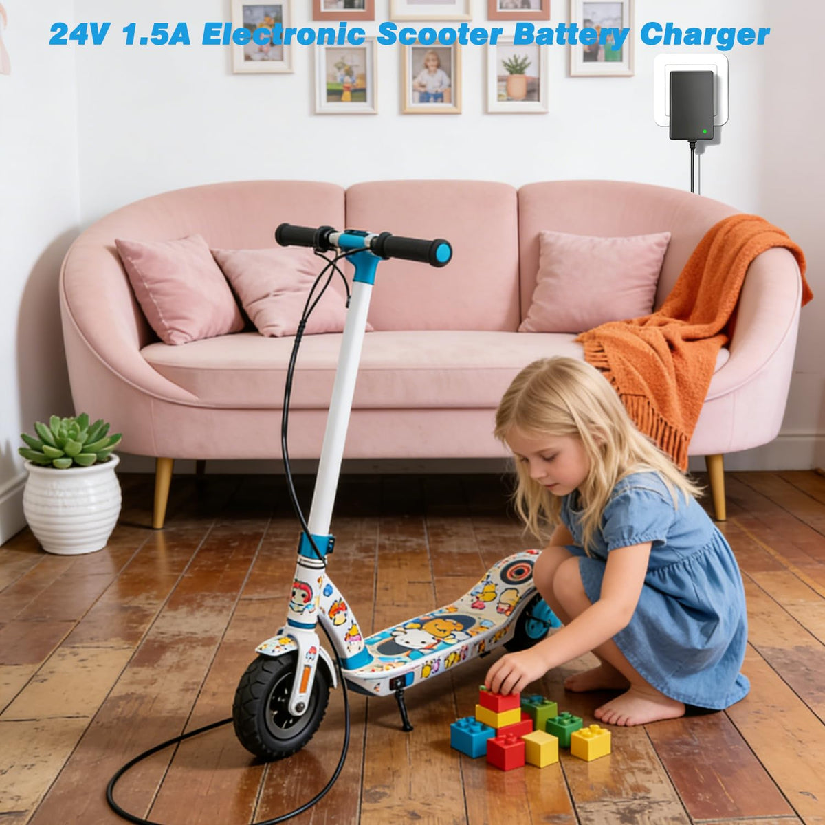24V 1.5A Electric Scooter Battery Charger O879