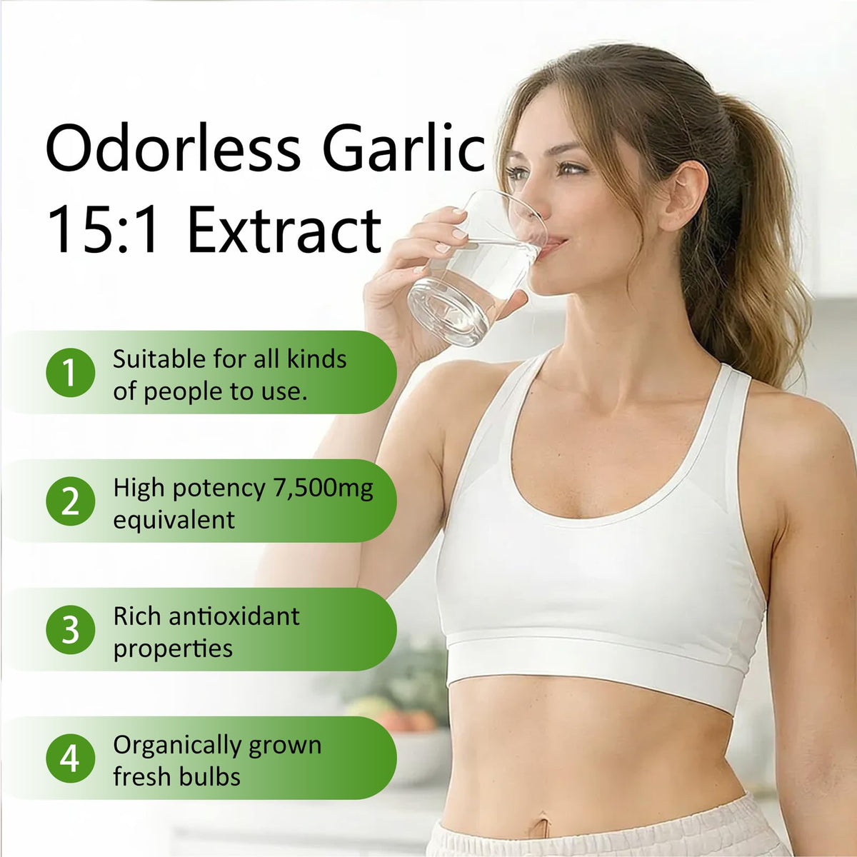 Odorless Garlic Extract 300 Softgels V65228