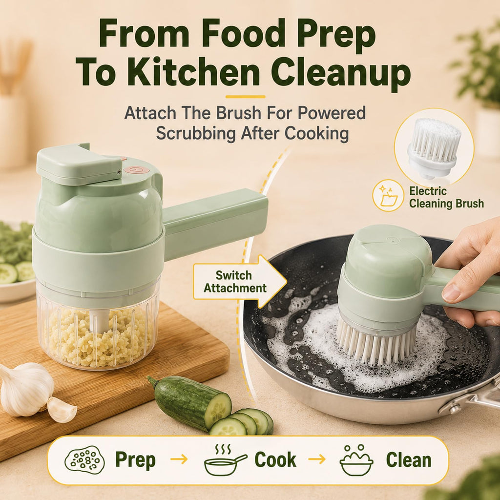4 in 1 Handheld Electric Food Chopper F613