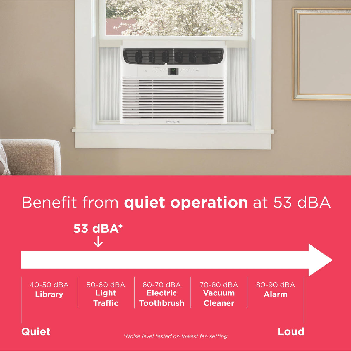 10,000 BTU White Window Air Conditioner P82272