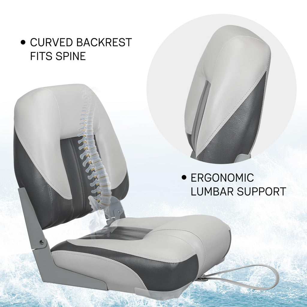 2 Pack Folding Boat Seats D418826