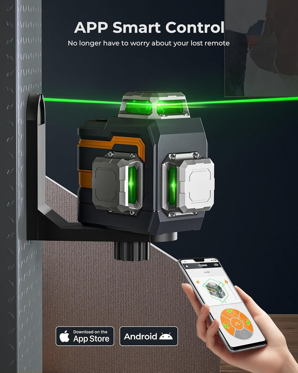 Green 3x360° Self Leveling Laser Level H7646