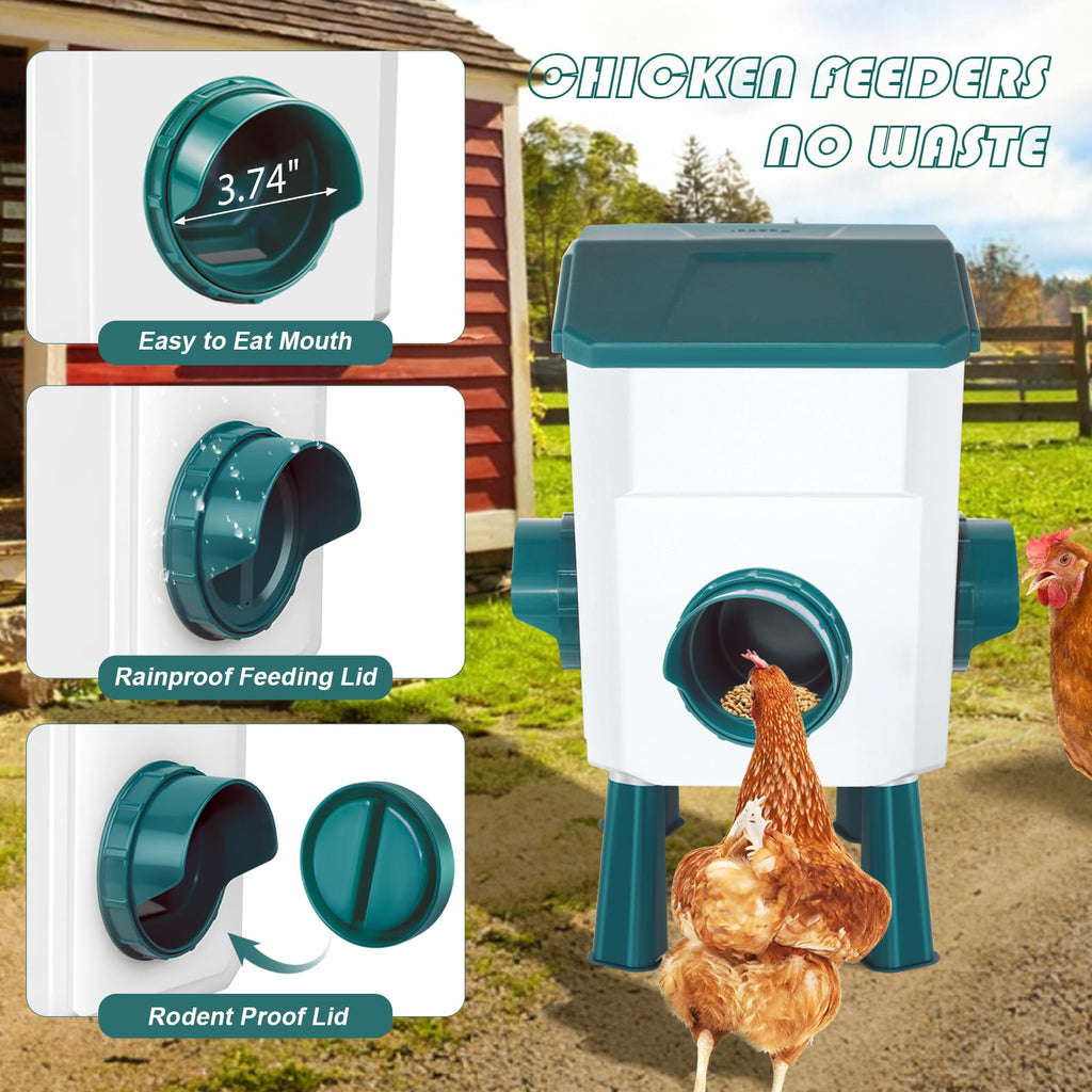 Chicken Feeder and Waterer Set 3 Gallon G7619