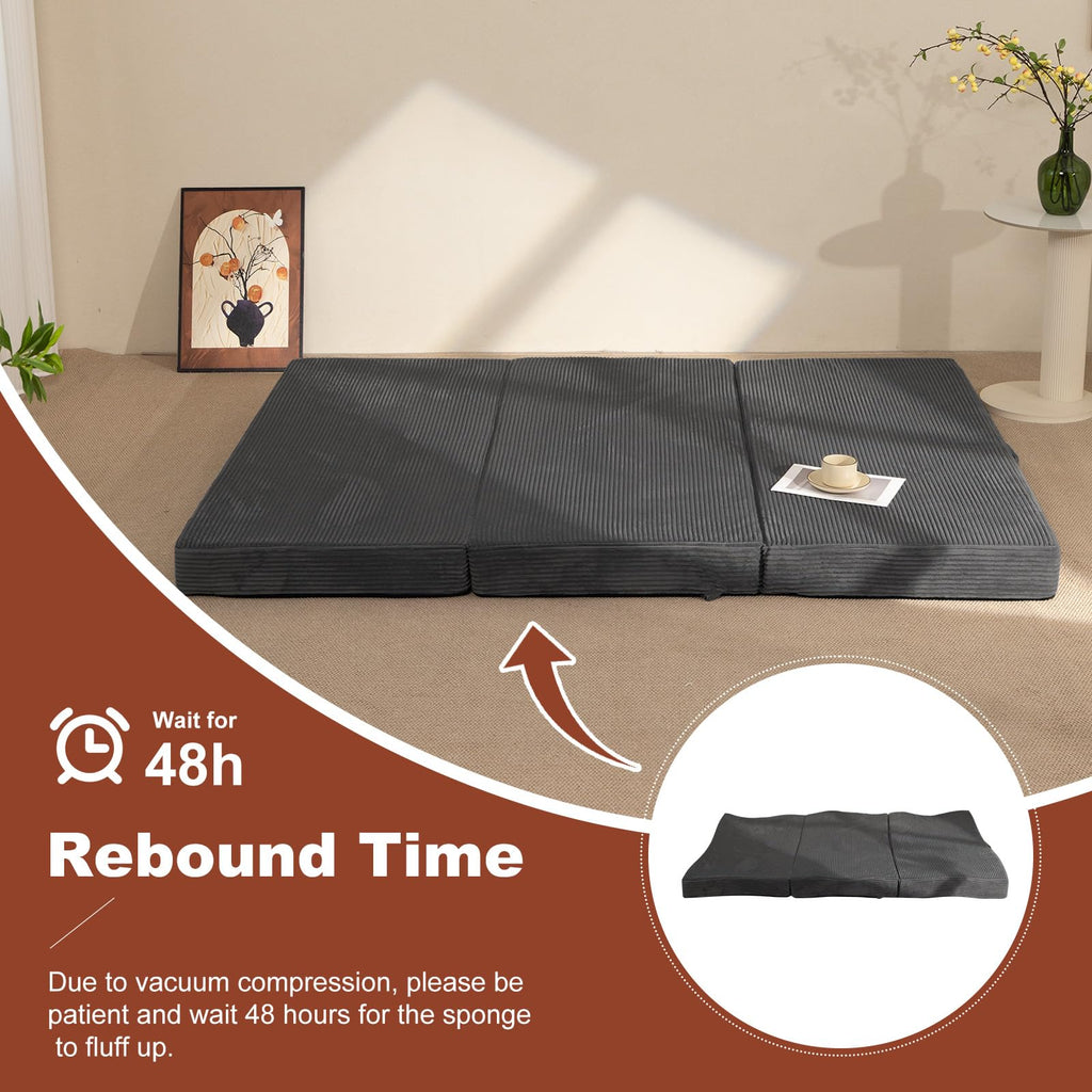 6-Inch Tri-Fold Foldable Mattress A586