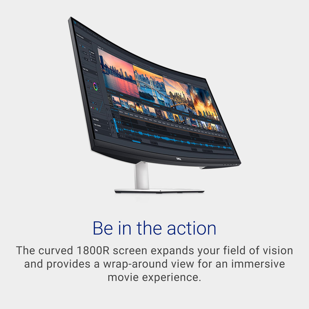 32 Inch Curved 4K UHD VA Monitor H8387