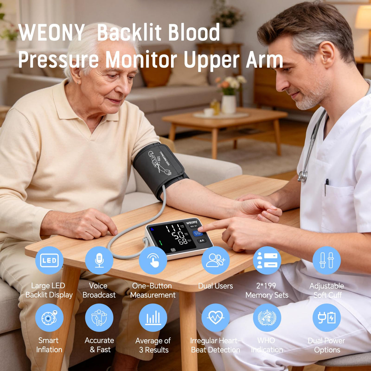 Upper Arm Blood Pressure Monitor S643793