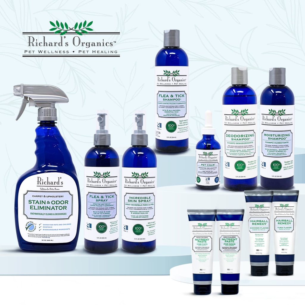 All-Natural Flea and Tick Shampoo for Dogs 12oz E4191