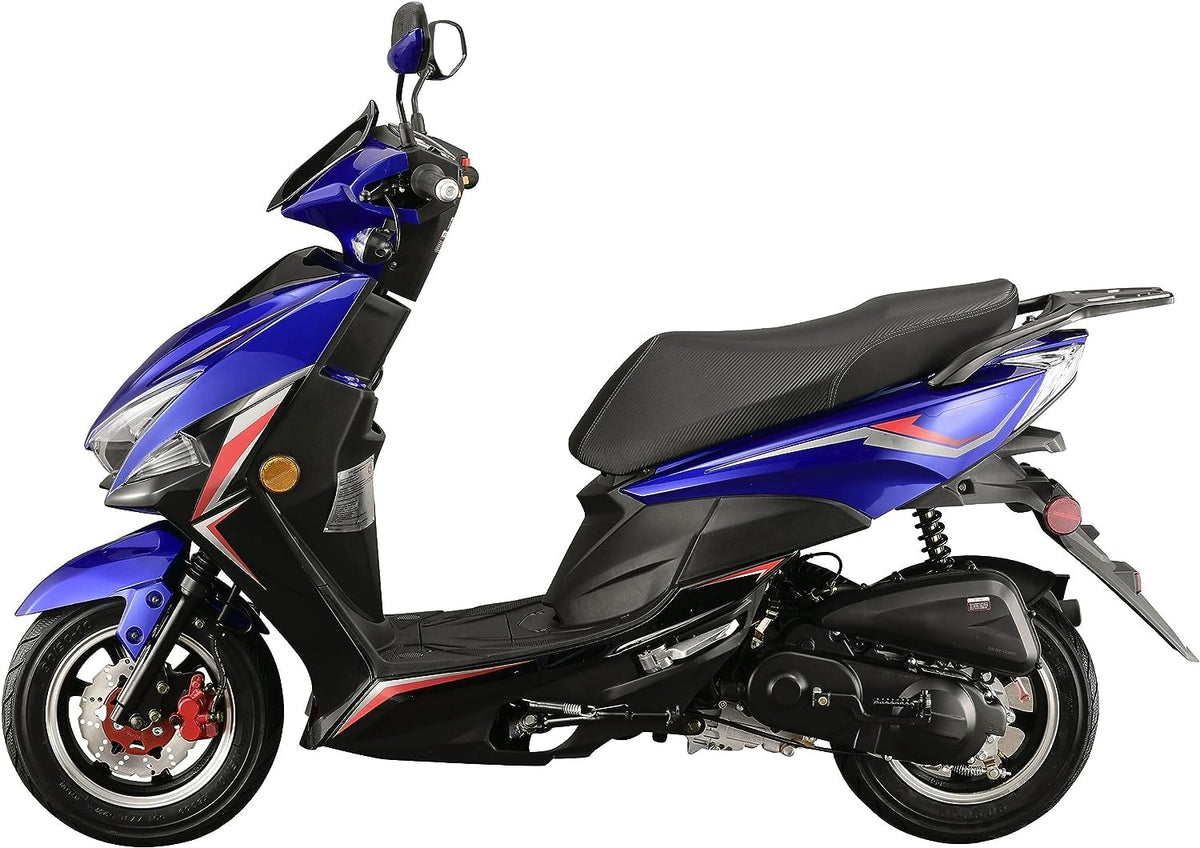 150cc Gas Automatic Scooter Moped with 10" Aluminum Wheels F866127