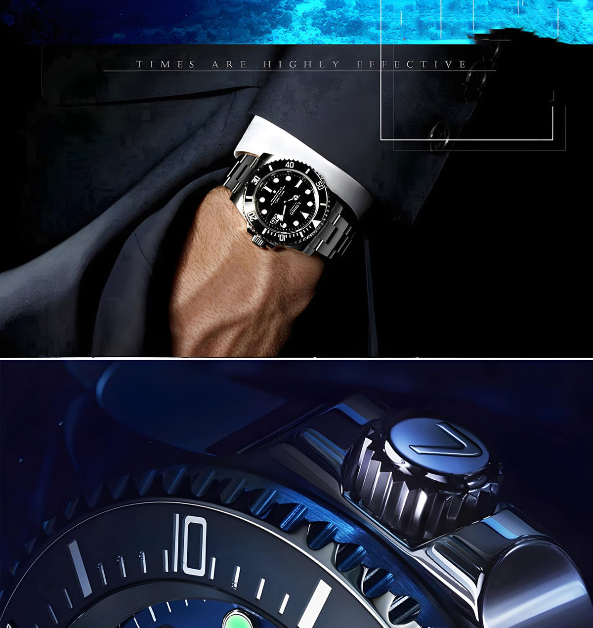 Men's Automatic Watch Sapphire 200M Waterproof V720428