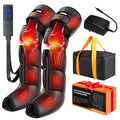 Air Compression Leg Massager with Heat, 6 Modes, 9 Intensities X783