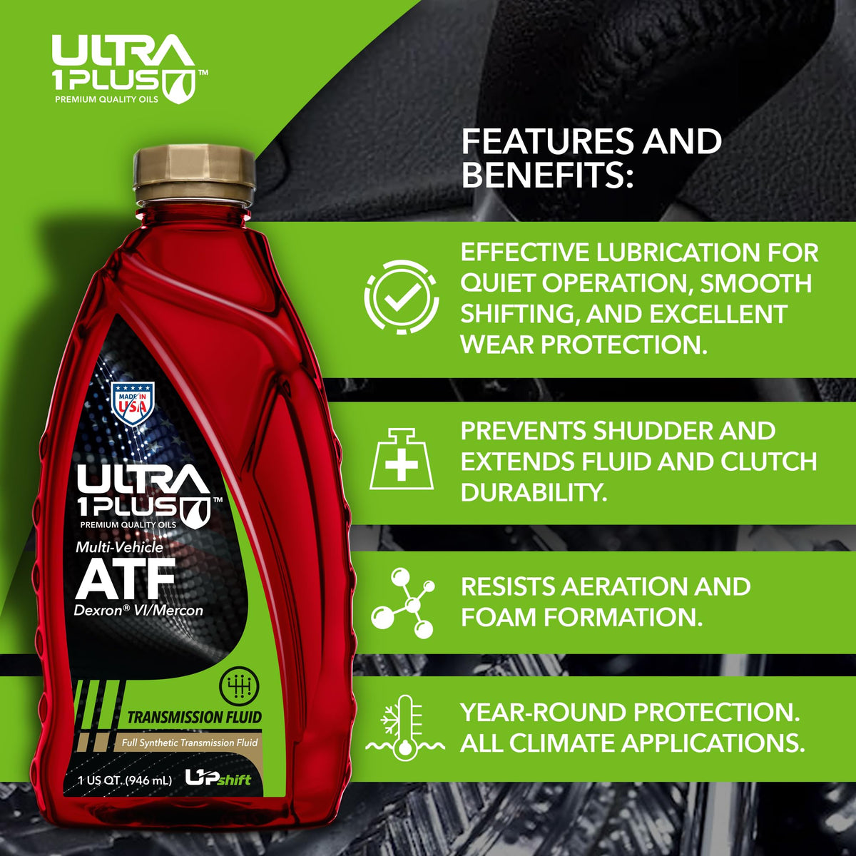 Full Synthetic Multi-Vehicle Transmission Fluid 1 Gallon E8744