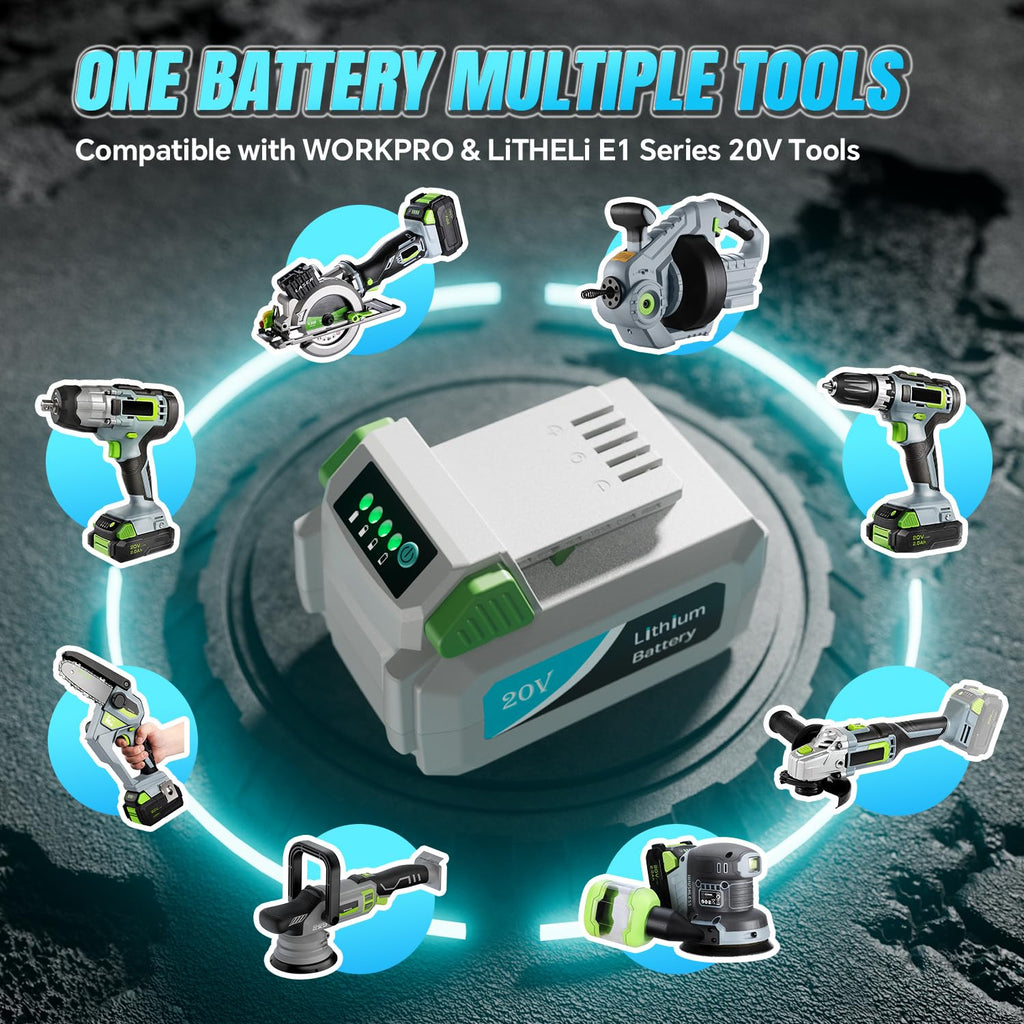 20V 4.0Ah Rechargeable Lithium Battery A96749
