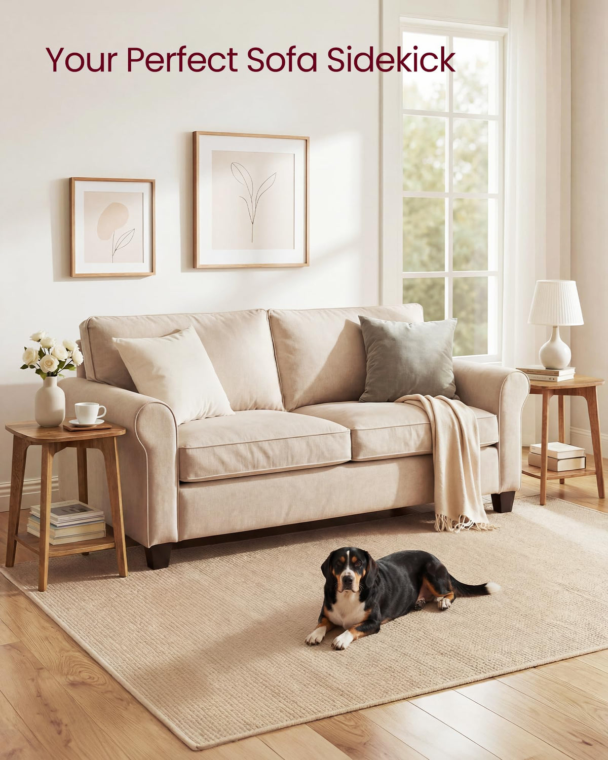 2-Tier Small Square Side Table Set of 2 B10850