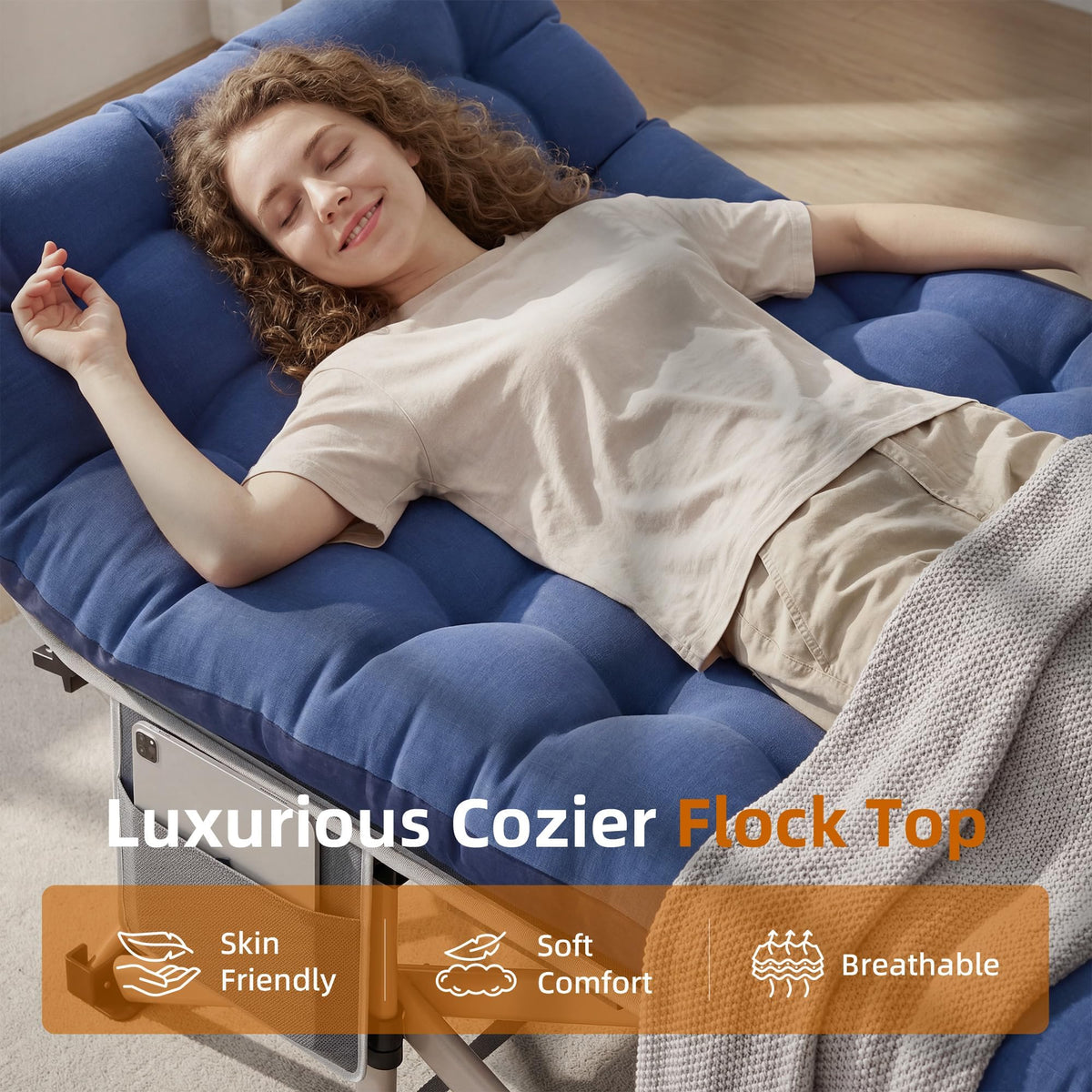 Heavy Duty 2 Pack Folding Camping Cot with Carry Bag S82789