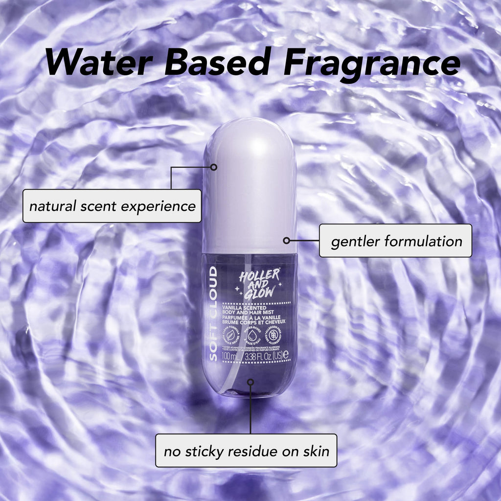 Vanilla Scented Body And Hair Mist, 3.38 Fl Oz Y153442