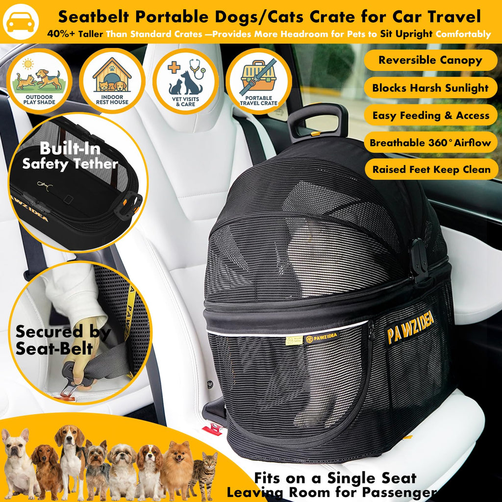 Double Pet Stroller with 2 Detachable Carrier R3281