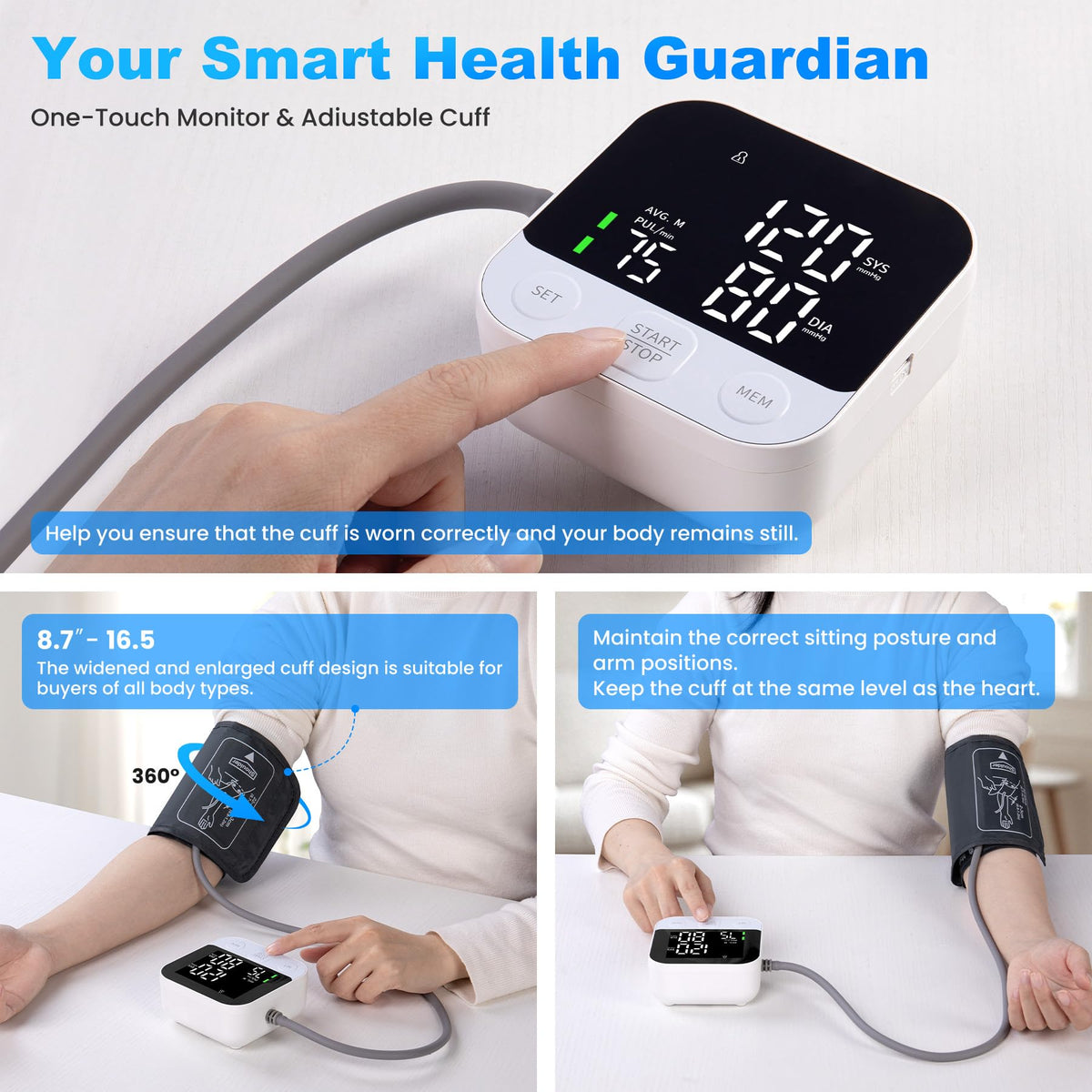 Blood Pressure Monitor with Storage Bag Z708389