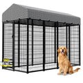 Heavy Duty Outdoor Dog Kennel with Roof Cover U263