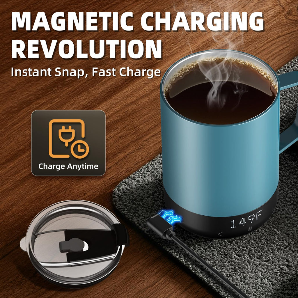 14 Oz Rechargeable Self Heating Coffee Mug Q482148