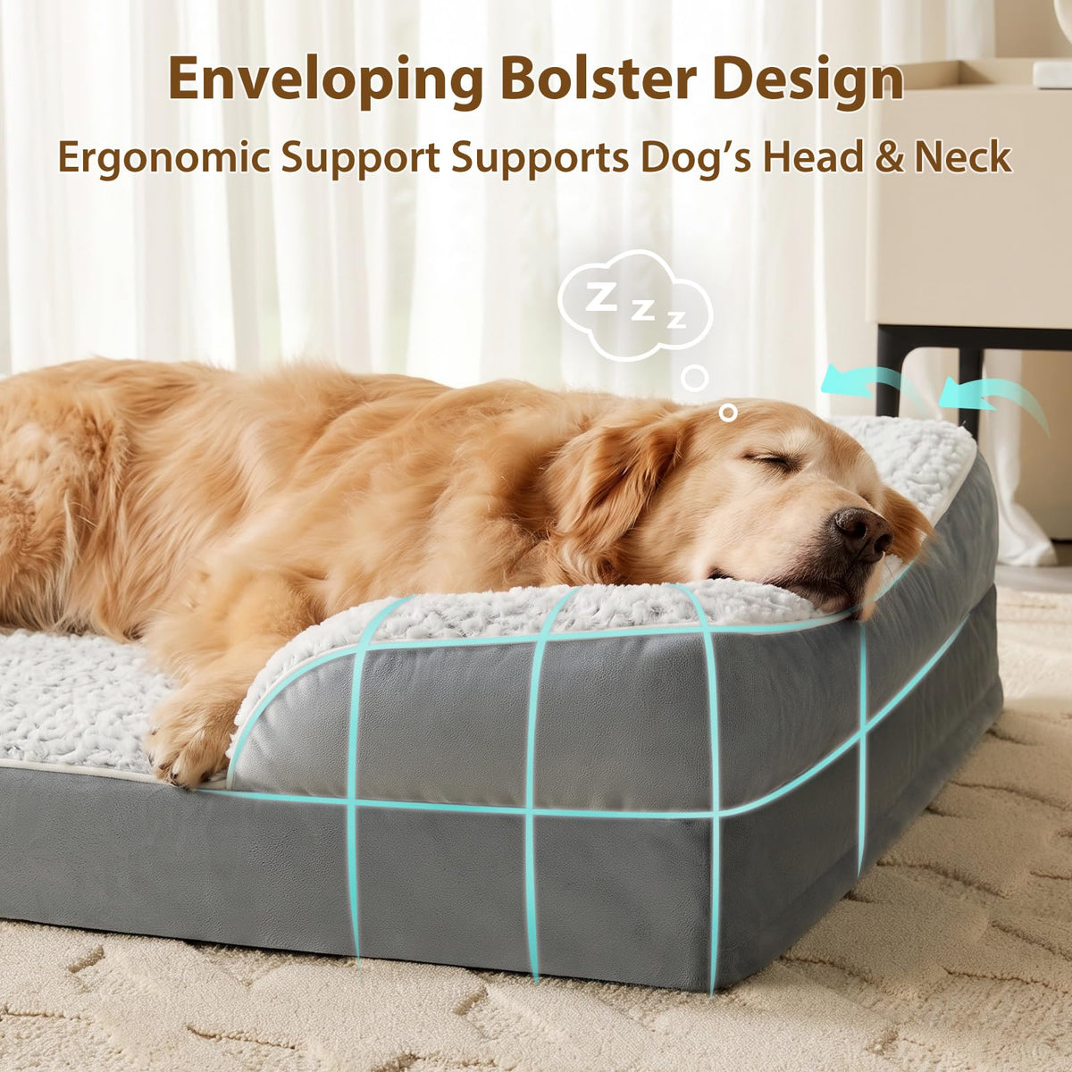 Washable Orthopedic Dog Bed Y9337
