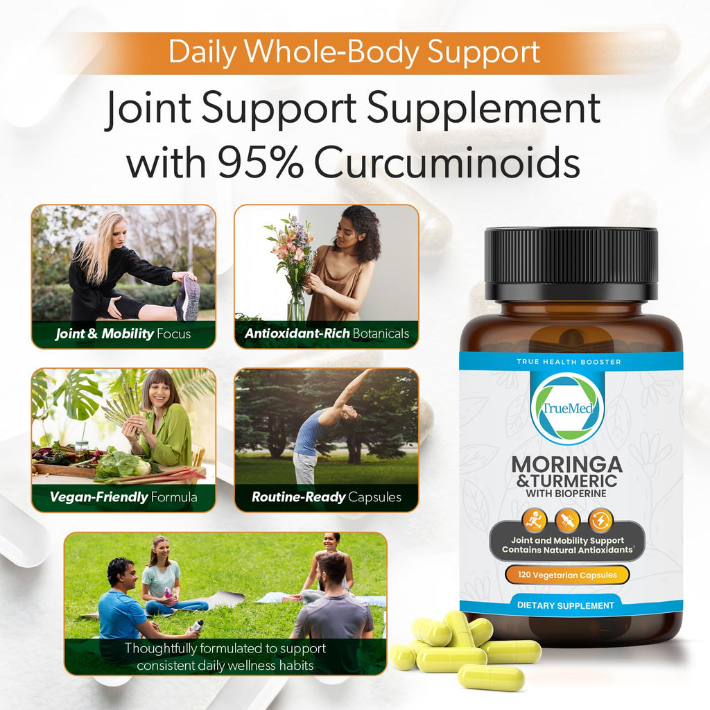 Moringa Turmeric Bioperine Supplement 120CT S623
