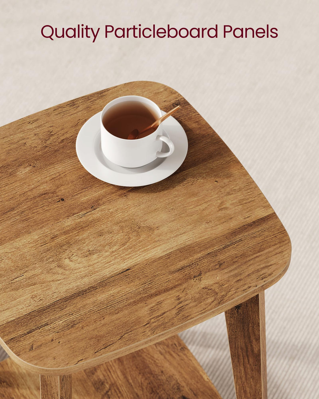 2-Tier Small Square Side Table Set of 2 B10850