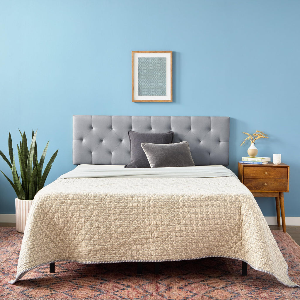 Stone Queen Size Upholstered Headboard Z5272