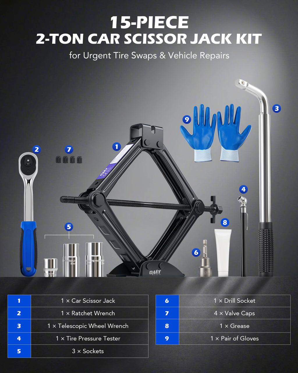 2 Ton Scissor Jack M119352