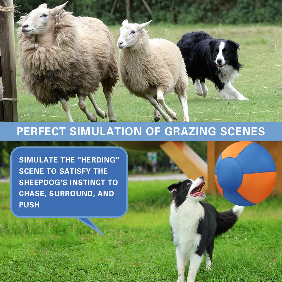 18'' Durable Waterproof Dog Herding Ball H5471