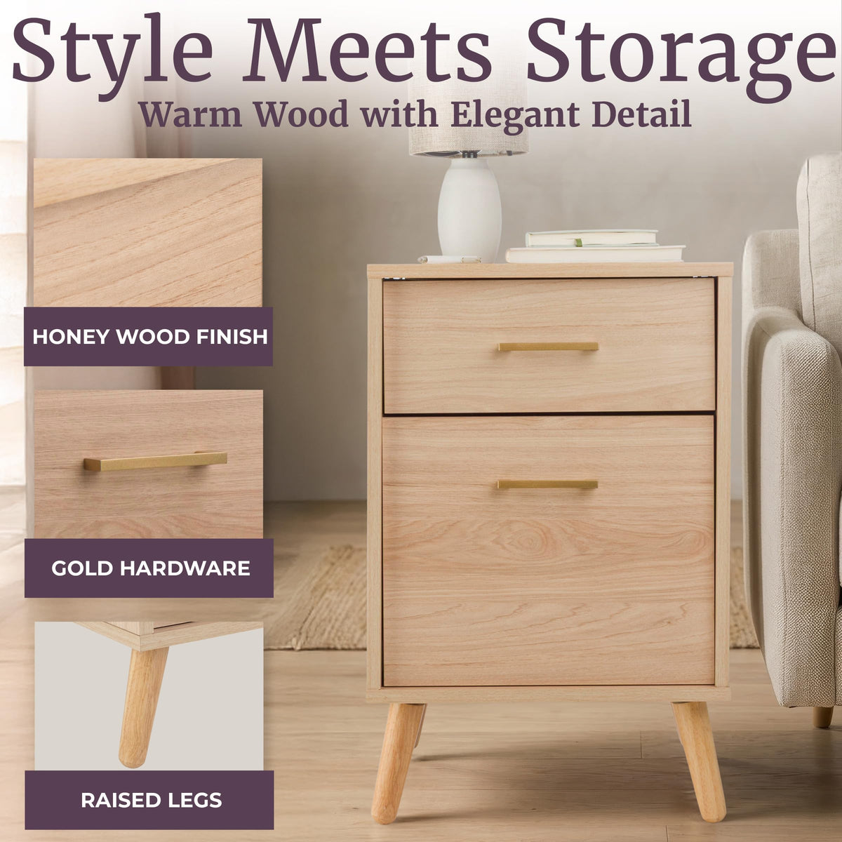 2 Drawer File Cabinet Q82058