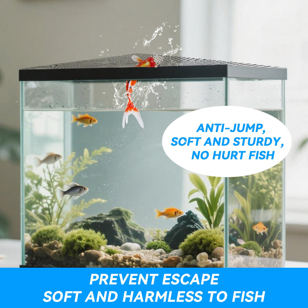 Magnetic Aquarium Lid Anti-Jumping Mesh Fish Tank Cover J73362